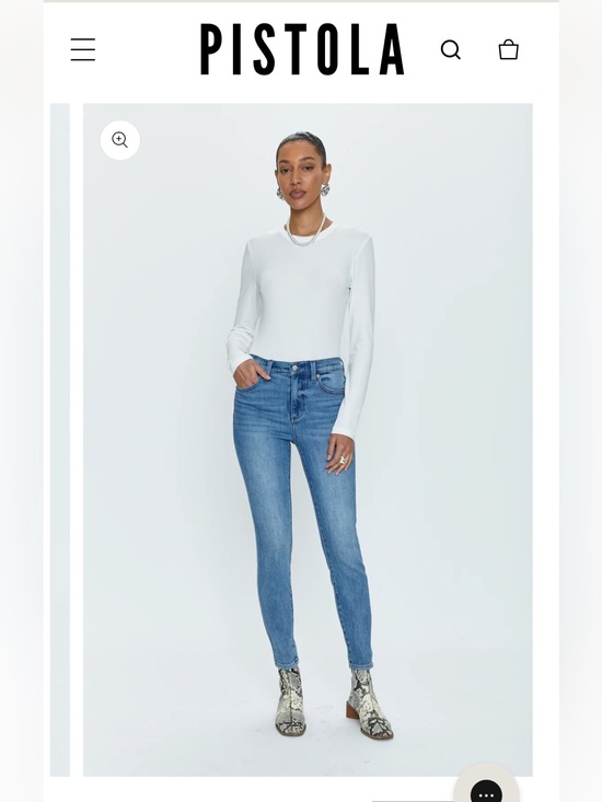 pistola Denim - Pistola Jeans Light Wash ankle / cropped pants